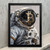 Bitcoin Astronaut Spacesuit Wall Print Bitcoin Crypto Art Poster Picture Print P