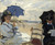 MONET, Claude - The Beach at Trouville Poster Canvas Movie Film Print A0 A1 A2 A