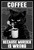 Coffee because Murder is WRONG Poster Canvas Movie Film Print A0 A1 A2 A3 A4 A5