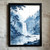 Vintage Waterfall Wall Art Print Waterfall Poster Art Home Office Artwork Print