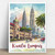 Captivating Kuala Lumpur Travel Poster - Iconic Landmarks Art Print Poster Canva