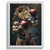 Vintage Lion Boxer Quirky Animal Wall Art Print Lion Boxing Poster Art Print (3)