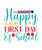 Happy First Day Of School-01 (2) Poster Canvas Movie Film Print A0 A1 A2 A3 A4 A