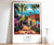 9_Cuba Poster, Cuba Travel Print, North America Travel Art, Tropical Decor, Flor