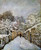 Sisley Alfred-Snow_in_Louveciennes_2 Poster Canvas Movie Film Print A0 A1 A2 A3