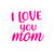 I love you mom-01 (3) Poster Canvas Movie Film Print A0 A1 A2 A3 A4 A5 A6 Art Wa