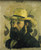 Paul Cézanne - Self-Portrait in a Straw Hat Poster Canvas Movie Film Print A0 A1