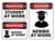 Danger, Warning Funny Posters 2 Poster Canvas Movie Film Print A0 A1 A2 A3 A4 A