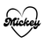 mickey_heart Poster Canvas Movie Film Print A0 A1 A2 A3 A4 A5 A6 Art Wall Decora
