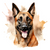 Belgian Malinois (1) Poster Canvas Movie Film Print A0 A1 A2 A3 A4 A5 A6 Art Wal