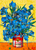 Mr Brainwash Drip Flowers poster (not photo or canvas). size 22+4 / 30+4. The measurements (inches) being the size of the picture + a 2 inch cream board. Like the original print.