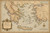 Vintage map of Ancient Greece and the Aegean Sea showing regions, islands, and topography with ornate cartouche
