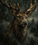 Majestic Stag in Mist
