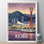 Captivating Kobe Japan Travel Poster - Iconic Harbor Skyline Art Print Poster Ca