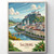 Captivating Salzburg Austria Travel Poster - Historic Cityscape Art Print 2 Post