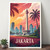 Exotic Jakarta Indonesia Travel Poster - Cultural Landmarks Art Print Poster Can