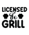 Licensed To Grill-01 (2) Poster Canvas Movie Film Print A0 A1 A2 A3 A4 A5 A6 Art