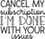 Cancel my subscription (2) Poster Canvas Movie Film Print A0 A1 A2 A3 A4 A5 A6 A