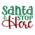 Santa Stop Here-01 Poster Canvas Movie Film Print A0 A1 A2 A3 A4 A5 A6 Art Wall
