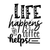 life happens coffee helps-01 (2) Poster Canvas Movie Film Print A0 A1 A2 A3 A4 A