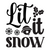 lit it snow-01 Poster Canvas Movie Film Print A0 A1 A2 A3 A4 A5 A6 Art Wall Deco