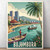 Bujumbura Burundi Vibrant Travel Poster - African Lake and Culture Print Poster