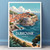 Captivating Dubrovnik Croatia Travel Poster – The Pearl of the Adriatic Art Prin