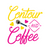 Contour and coffee-01 (5) Poster Canvas Movie Film Print A0 A1 A2 A3 A4 A5 A6 Ar