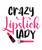 Crazy Lipstick Lady-01 (6) Poster Canvas Movie Film Print A0 A1 A2 A3 A4 A5 A6 A