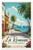 Tropical La Romana Dominican Republic Travel Poster - Caribbean Bliss Art Print