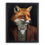 Vintage Fox Painting Fox Portrait Gentleman Fox Print Animal Wall Art Fox Gift ( Vintage Fox Painting Fox Portrait Gentleman Fox Print Animal Wall Art Fox Gift (