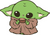 Yoda Baby (14) Poster Canvas Movie Film Print A0 A1 A2 A3 A4 A5 A6 Art Wall Deco