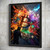 Bitcoin Print Poster Cryptocurrency Wall Art Bitcoin Print Original Crypto Art (