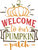 Welcome to our pumpkin patch color Poster Canvas Movie Film Print A0 A1 A2 A3 A4