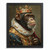 King Chimp Painting Monkey Royal Portrait Renaissance Animal Wall Art Print Post