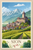 Captivating Sion Switzerland Travel Poster - Vibrant Vineyard & Castle Art Print