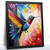 Hummingbird Wall Art Colourful Bird Picture Nature Decor For The Bedroom Art (3)