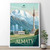 Captivating Almaty Kazakhstan Travel Poster - Panoramic Landmark Art Print Poste