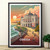 Captivating Odessa Ukraine Travel Poster - Black Sea and Opera House Art Print P