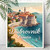 Captivating Dubrovnik Croatia - Adriatic Sea Coastline Travel Poster Art Poster