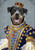 Royal Rottweiler Queen – Renaissance Dog Portrait Wall Art
