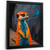 Meerkat Colourful Art Print Cute Meerkat Picture Animal Wall Art Meerkat Gift (2