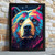 Bear Wall Art Colourful Bear Picture Nature Decor For The Bedroom Rainbow Art (3