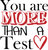 You are More Than A Test (2) Poster Canvas Movie Film Print A0 A1 A2 A3 A4 A5 A6