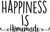 happiness is homemade Poster Canvas Movie Film Print A0 A1 A2 A3 A4 A5 A6 Art W