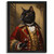 Cat Aristocrat Wall Art Retro Cat Print Reneiscance Poster Art Cat Portrait Gift