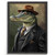 Alligator In A Suit Art Print Retro Animal Wall Art Vintage Illustration Art (2)