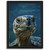 African Wall Tortoise Art Print Animal Artwork Picture Tortoise Head Print Gift