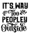 It's Way Too Peopley Outside-01 (11) Poster Canvas Movie Film Print A0 A1 A2 A3