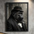 Gorilla In A Suit Wall Art Print Animal Picture Retro Gorilla Artwork Ape Gift (